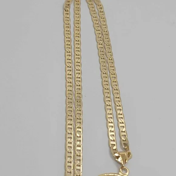 Last One Brand New Brazilian 18k Gold Filled Multi Lucky Charms Necklace - Picture 7 of 7